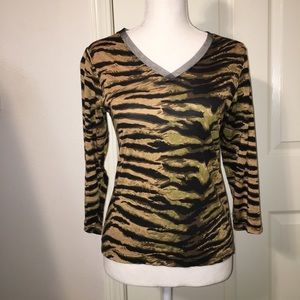 Lynn Ritchie Tiger Print Top